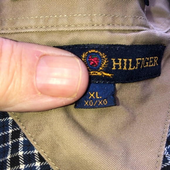 Tommy Hilfiger Blue and White Casual Button Down Shirt- xl -like new - Picture 5 of 11